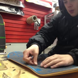 Gear West - Puzzle griptape job was requested by Peter and he got it.