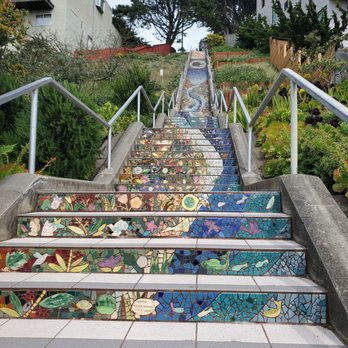 The 16th Avenue Tiled Steps - Tiled steps/artwork - Local Flavor Near Me - San Francisco, California The 16th Avenue Tiled Steps - Tiled steps/artwork - Local Flavor Near Me - San Francisco, California