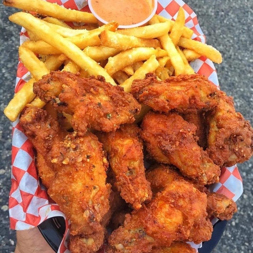 Joe’s Crab Pot - a basket of fried chicken and french fries - Seafood Near Me - Eufaula, Alabama Joe’s Crab Pot - a basket of fried chicken and french fries - Seafood Near Me - Eufaula, Alabama