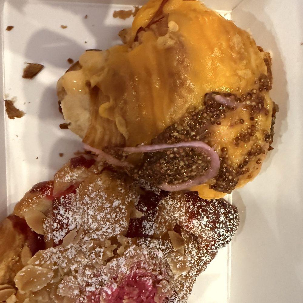Atria Cafe - Ham and cheese croissant and Almond croissant. - Cafes Near Me - Lakewood Ranch, Florida