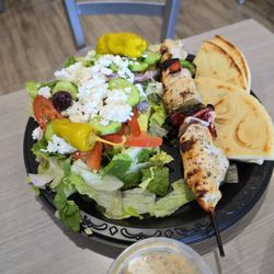 Greek Street Grill - Grilled chicken skewer