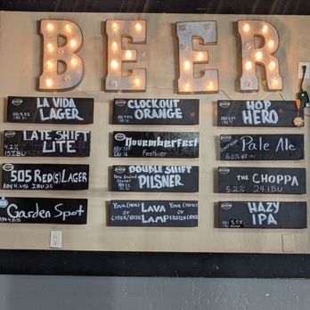 The Craftroom - Beer Menu - Cideries Near Me - Albuquerque, New Mexico
