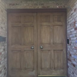 Exterior outside entrance of Par Painting - Before Front Door Exterior outside entrance of Par Painting - Before Front Door