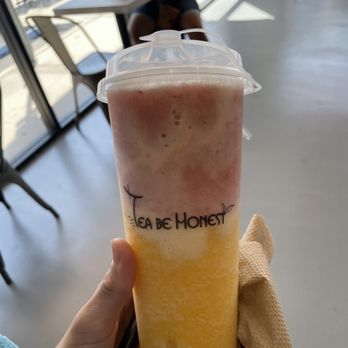 Tea Be Honest - Mango strawberry - Bubble Tea Near Me - Cathedral City, California Tea Be Honest - Mango strawberry - Bubble Tea Near Me - Cathedral City, California