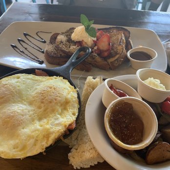 Farmer's Table - Strawberry French toast. Jambalaya with potatoes. - New American Near Me - La Mesa, California