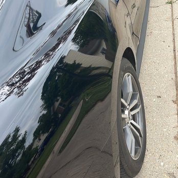 Darrings Detail - Passenger side rear quarter panel dents pulled - Auto Detailing Near Me - Indianapolis, Indiana