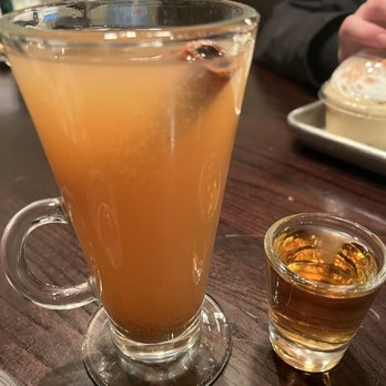 GCDC Grilled Cheese Bar - Hot apple cider with a shot of Bourbon - American Near Me - Washington, DC, District of Columbia