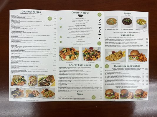Menu photo 1 Energy Fuel Healthy Grill Ridgewood, NY Menu photo 1 Energy Fuel Healthy Grill Ridgewood, NY