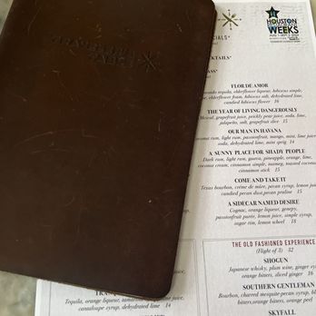 Traveler's Table - Menu - Cocktail Bars Near Me - Houston, Texas Traveler's Table - Menu - Cocktail Bars Near Me - Houston, Texas