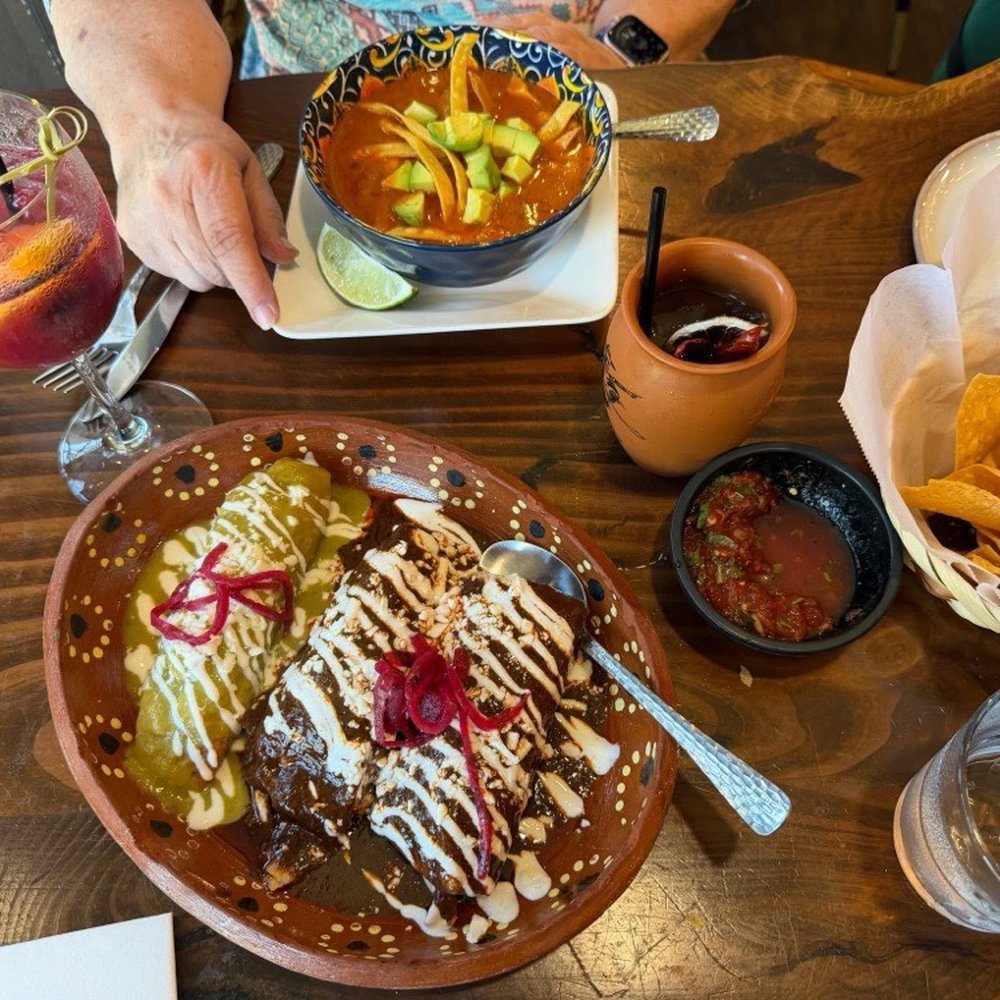 Tamales and tortilla soup. Delicious Tamales and tortilla soup. Delicious