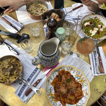 Pink Mamma - Truffle Pasta x 2, Sausage Pasta, Chicken Salad - Steakhouses Near Me - Paris, 75
