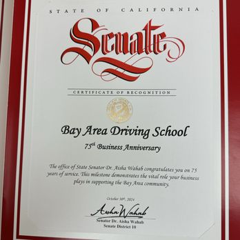 Bay Area Driving School - Driving Schools Near Me - Hayward, California