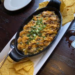 a serving of mexican food a serving of mexican food