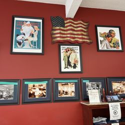 Clip Joint Barber Shop & Salon - Beautiful old school decorations!