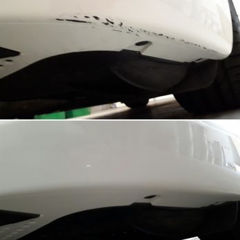 Class Auto Irvine - My baby's front bumper - before and after. - Body Shops Near Me - Irvine, California