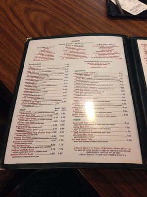 Menu photo 7 Hong Kong Garden Restaurant Sonora, CA