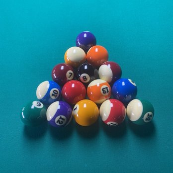 The Great Entertainer - a pyramid of pool balls - Pool Halls Near Me - San Mateo, California The Great Entertainer - a pyramid of pool balls - Pool Halls Near Me - San Mateo, California