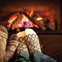 Firewood Atlanta - cozy by the fireplace
