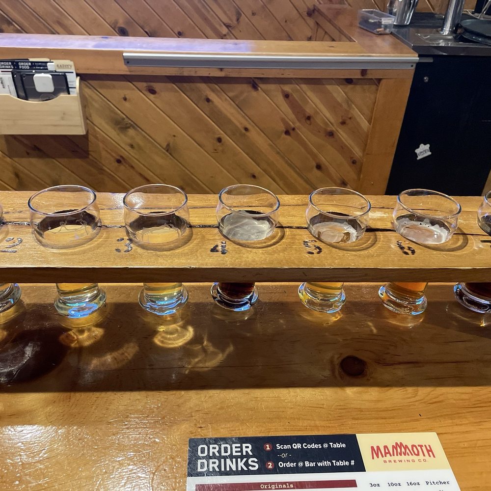 Mammoth Brewing - Flight - Breweries Near Me - Mammoth Lakes, California Mammoth Brewing - Flight - Breweries Near Me - Mammoth Lakes, California