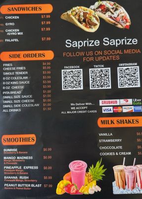 Menu photo 2 Saprize Saprize Parsippany, NJ Menu photo 2 Saprize Saprize Parsippany, NJ