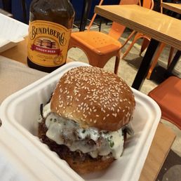 Mushroom burger