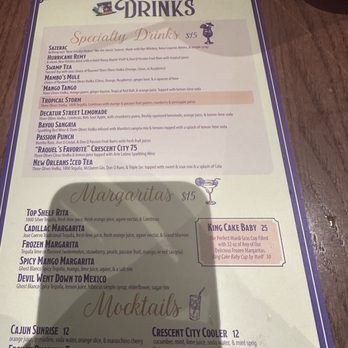 Mambo’s - Drink menu - Cajun/Creole Near Me - New Orleans, Louisiana Mambo’s - Drink menu - Cajun/Creole Near Me - New Orleans, Louisiana