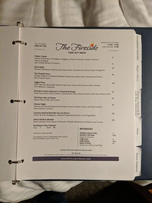 Menu photo 4 Fireside Restaurant Port Ludlow, WA