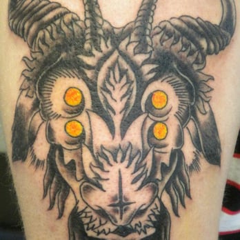 Echo Tattoo - Baphomet- Neil Mydske - Tattoo Near Me - Shoreline, Washington