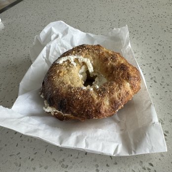 Courage Bagels - Plain Bagel w/ Cream Cheese - Bagels Near Me - Los Angeles, California