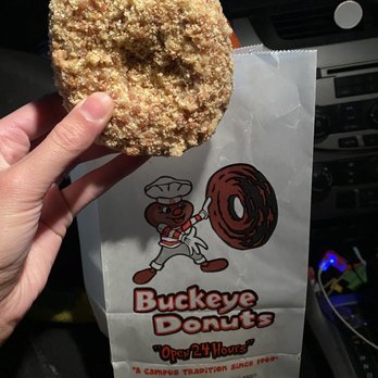 Buckeye Donuts - Crumb Cake Donut - Donuts Near Me - Columbus, Ohio
