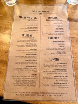 Menu photo 6 Mason's Restaurant & Grocery Aberdeen, NC