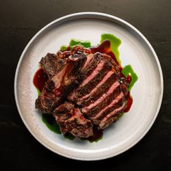 Meridian - Hearth-kissed 21-day dry aged ribeye.