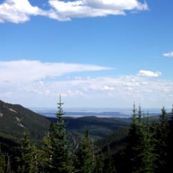 Angel Fire Excursions - View from the tour. So high, in the distance one can see Texas.