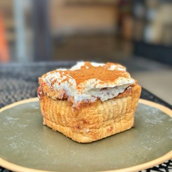 Steadfast Cafe - Biscoff Gooey Center Cinnamon Roll - must get warmed - Coffee & Tea Near Me - Huntington Beach, California Steadfast Cafe - Biscoff Gooey Center Cinnamon Roll - must get warmed - Coffee & Tea Near Me - Huntington Beach, California