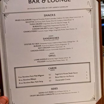 Rec Pier Chop House - Bar food menu - Steakhouses Near Me - Baltimore, Maryland Rec Pier Chop House - Bar food menu - Steakhouses Near Me - Baltimore, Maryland