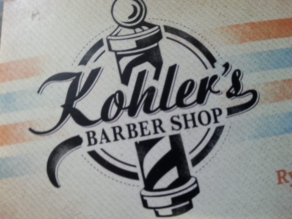 Kohler's Barber Shop Logo