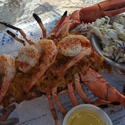 Baked Stuffed Lobster, the best version around! Buttery cracker & cheddar stuffing.