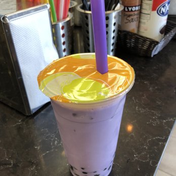 Bbear Cafe - Taro milk tea - Bubble Tea Near Me - Las Vegas, Nevada