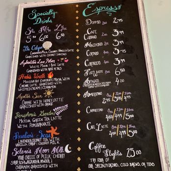 Calypso Coffee Bar - Menu - Coffee & Tea Near Me - Apopka, Florida