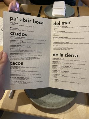 Menu photo 1 Origen San Diego, CA Menu photo 1 Origen San Diego, CA
