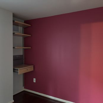 Paint Studio SF - Our fuchsia feature wall in the bedroom - Painters Near Me