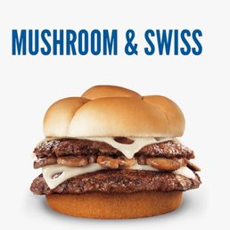 Mushroom Swiss burger Mushroom Swiss burger