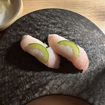 Katami - Hamachi nigiri - Sushi Bars Near Me - Houston, Texas Katami - Hamachi nigiri - Sushi Bars Near Me - Houston, Texas
