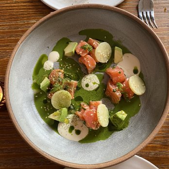 Alice - Salmon crudo - New American Near Me - Philadelphia, Pennsylvania Alice - Salmon crudo - New American Near Me - Philadelphia, Pennsylvania