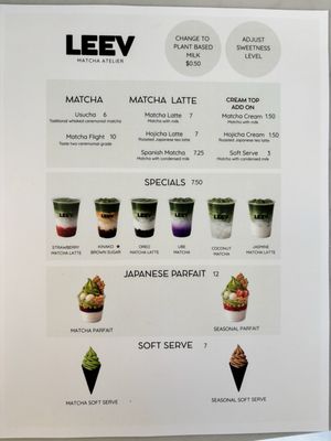 Menu photo 8 Leev Matcha Atelier Las Vegas, NV Menu photo 8 Leev Matcha Atelier Las Vegas, NV