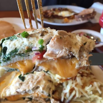 Boulevard Cafe - The chicken omelette. Look at the delicious gooey cheddar cheese! - New American Near Me - Daly City, California Boulevard Cafe - The chicken omelette. Look at the delicious gooey cheddar cheese! - New American Near Me - Daly City, California