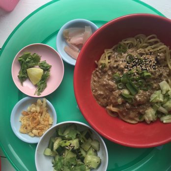 ThePandaNoodle - DanDan with cucumber "pickle" - Ramen Near Me - Berlin, BE