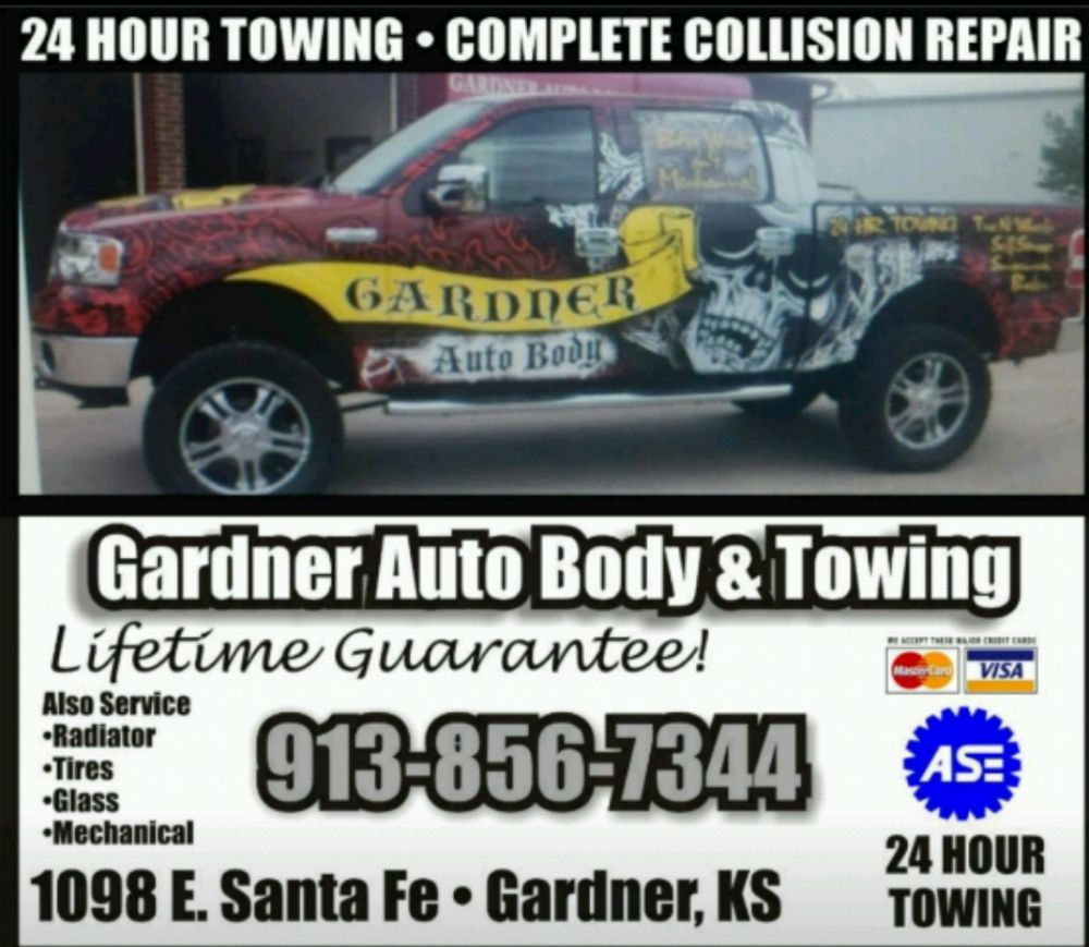 GARDNER AUTO BODY & TOWING Updated June 2024 1098 E Santa Fe St
