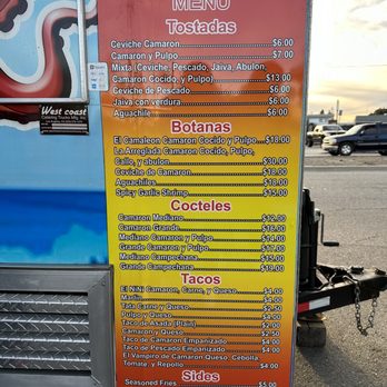 Mariscos El Ruti - Food truck menu! - Food Trucks Near Me - Long Beach, California Mariscos El Ruti - Food truck menu! - Food Trucks Near Me - Long Beach, California