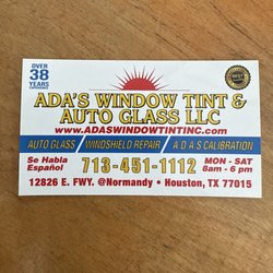 Ada's Window Tint & Auto Glass